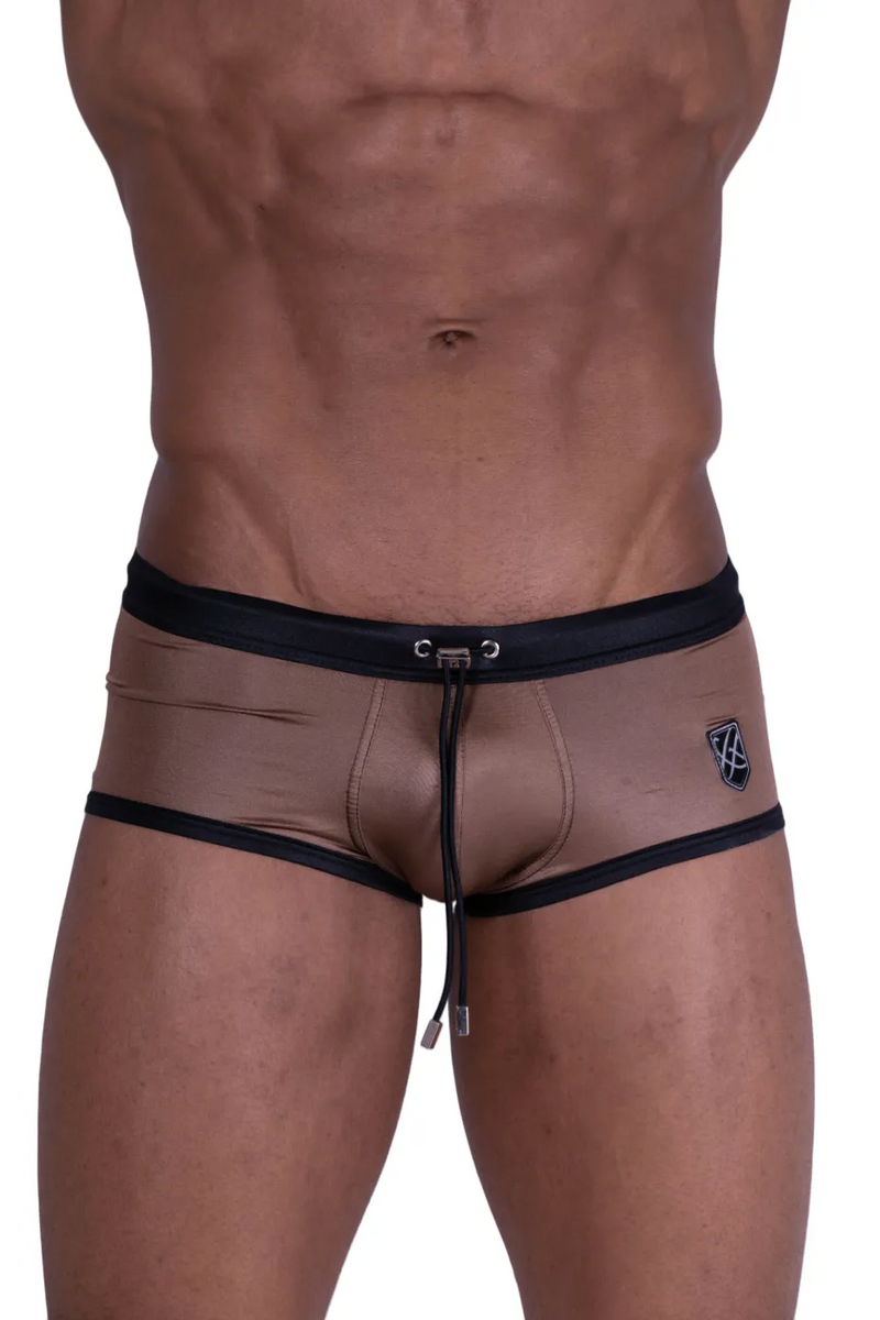 Small Gregg Homme Swimwear Short Hightides Swim Trunk Squarecut Copper 112835 134