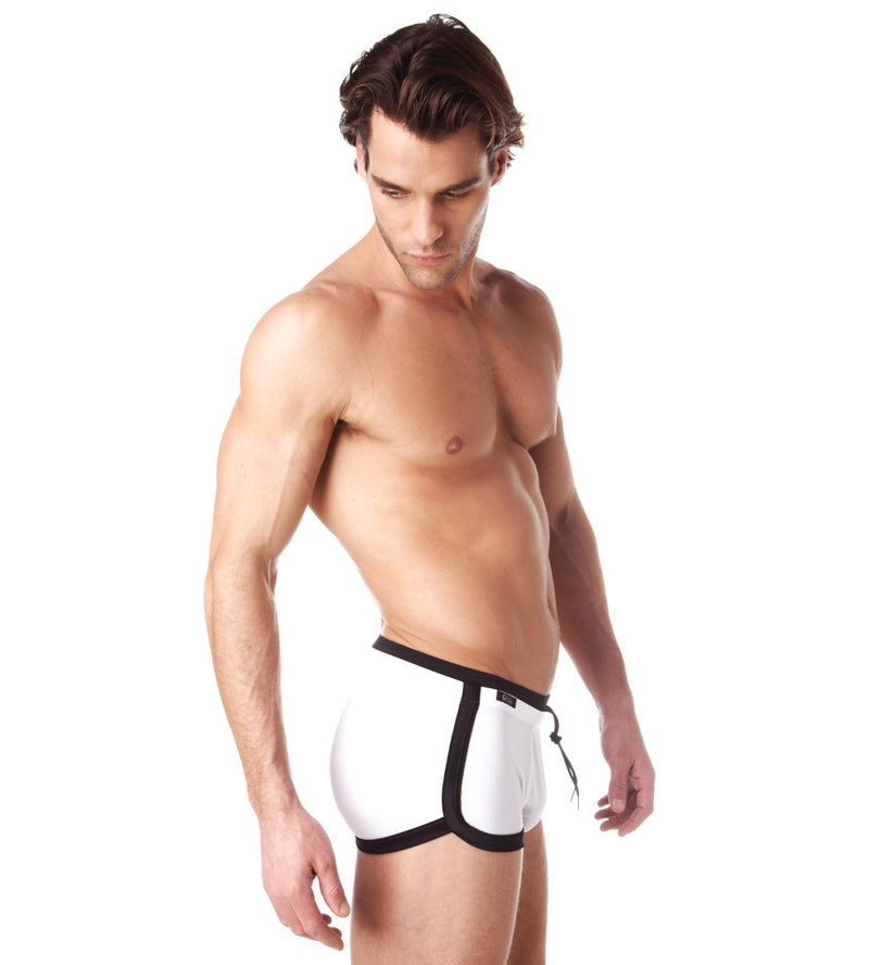 Small Gregg Homme Swimwear Boytoy Swim-Short White 100435 140