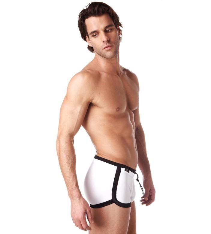 Small Gregg Homme Swimwear Boytoy Swim-Short White 100435 140