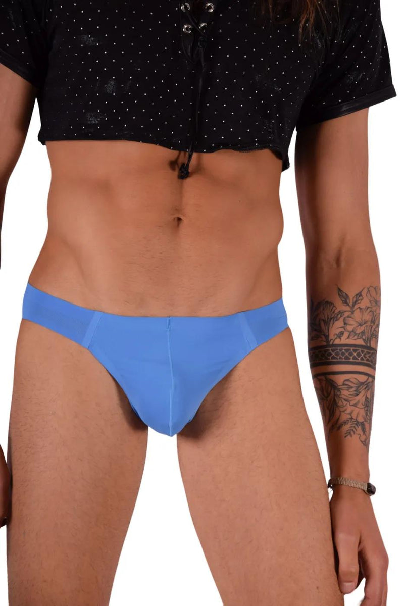 SMU Ice Mini Brief Ultra Soft Lightweight Briefs in Artic Blue 100903 22