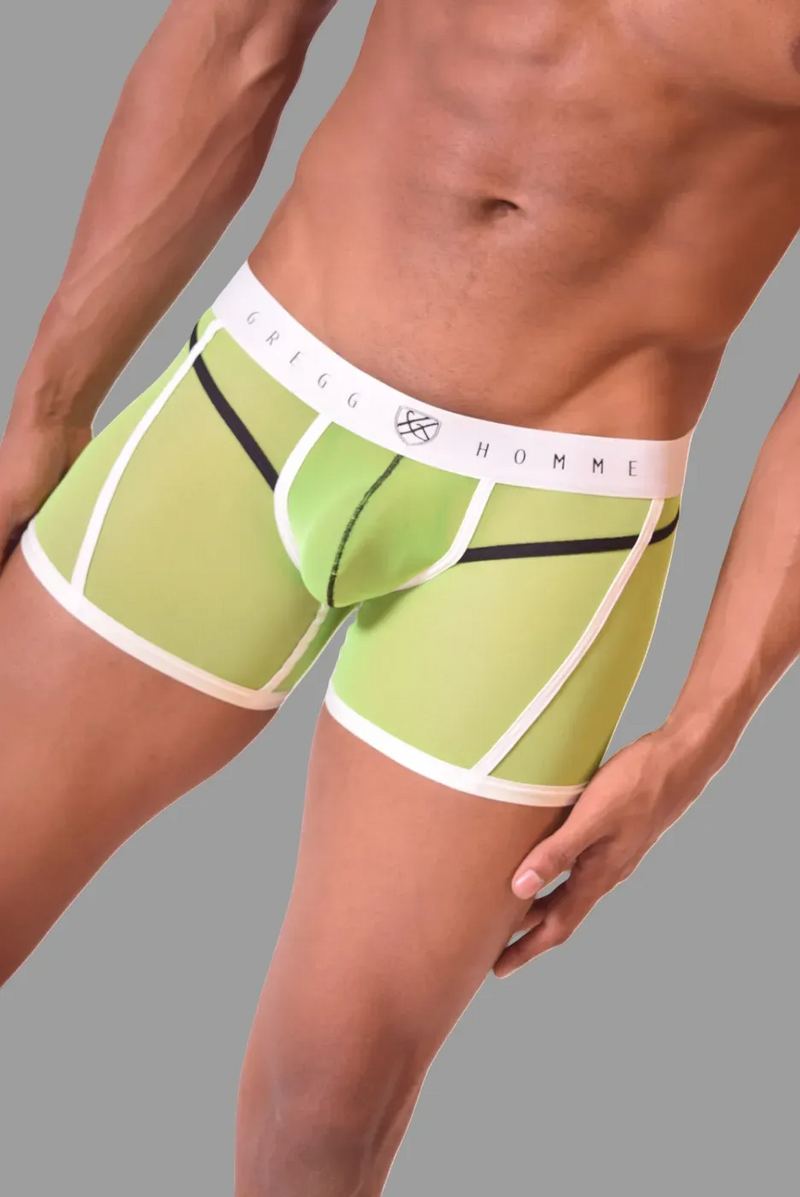 Medium Gregg Homme Sheer Lime Boxer Hip 60036 MX23