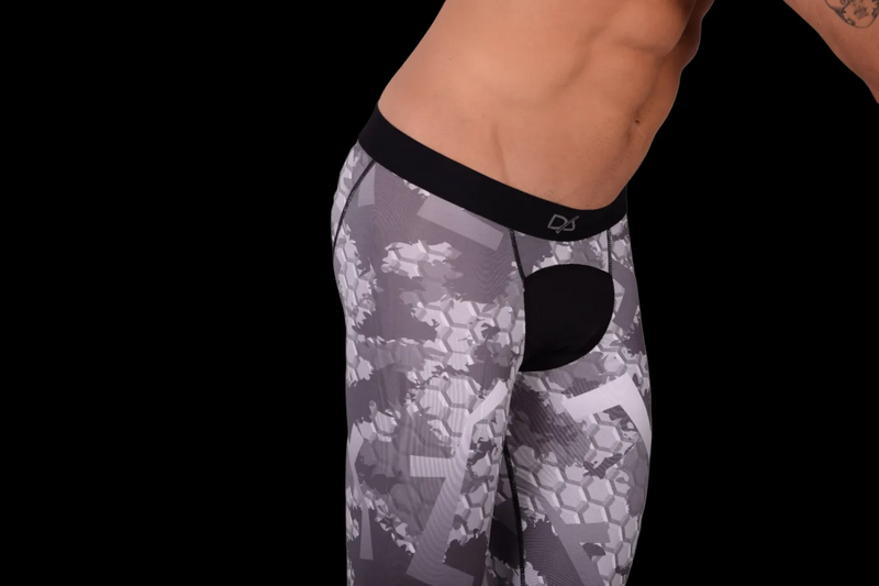 Small Daniel Alexander Athletic Legging Gym Fitted Pants Grey DA10 MX1