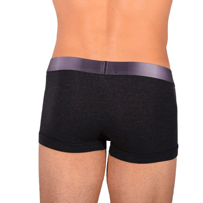 Large Gregg Homme Super Soft Boxer Hip Charcoal Red 3049 D22