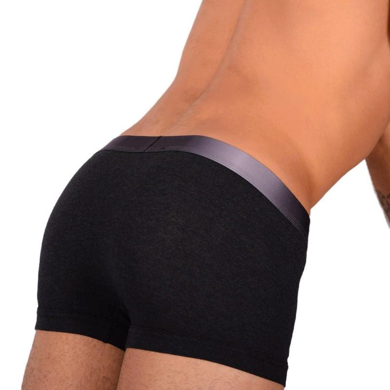 Large Gregg Homme Super Soft Boxer Hip Charcoal Red 3049 D22