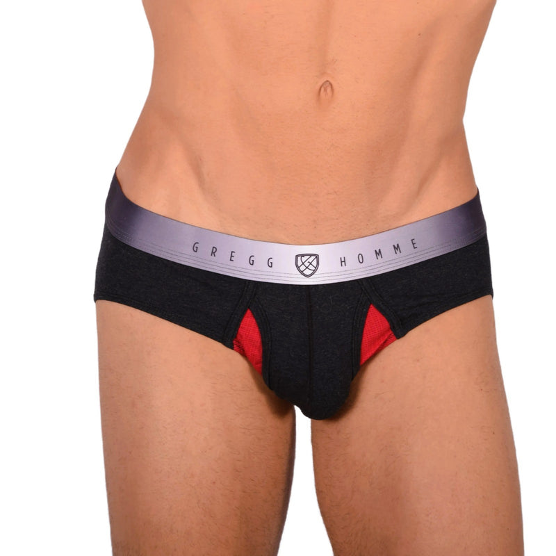 Medium Gregg Homme Brief Black red C22 3048