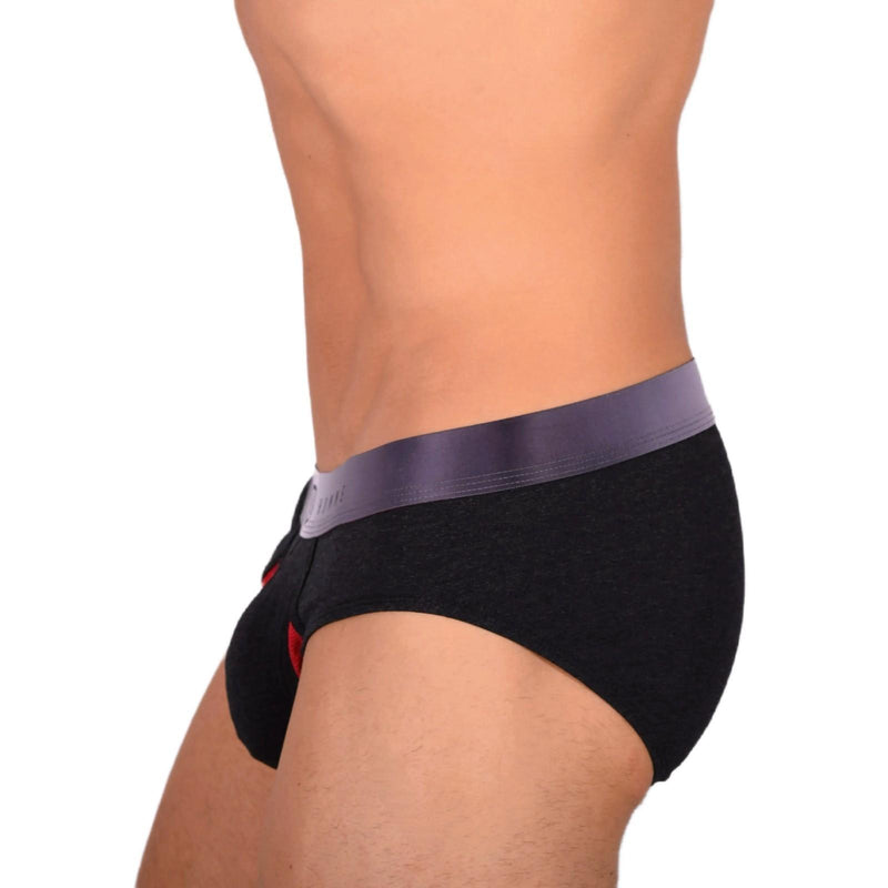 Medium Gregg Homme Brief Black red C22 3048