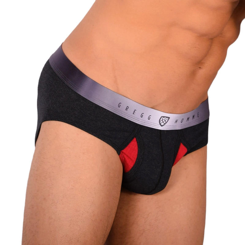Medium Gregg Homme Brief Black red C22 3048