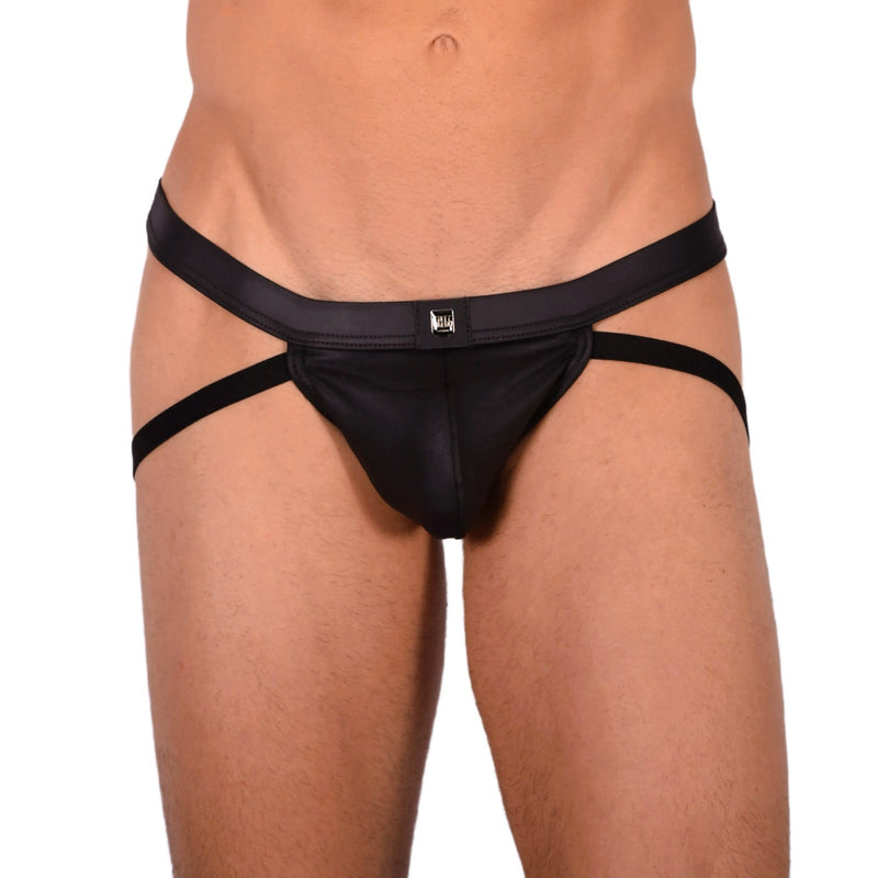 Small Gregg Homme Leather Look Black Jock  22c 3041
