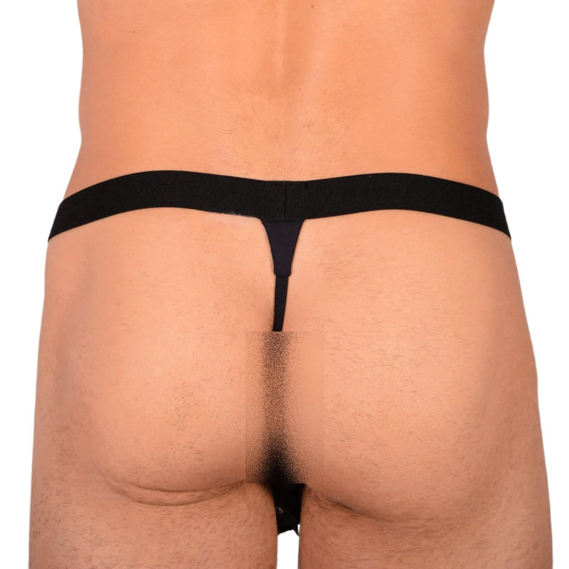 Medium Gregg Homme Leather Look squares Thong 3055 D22
