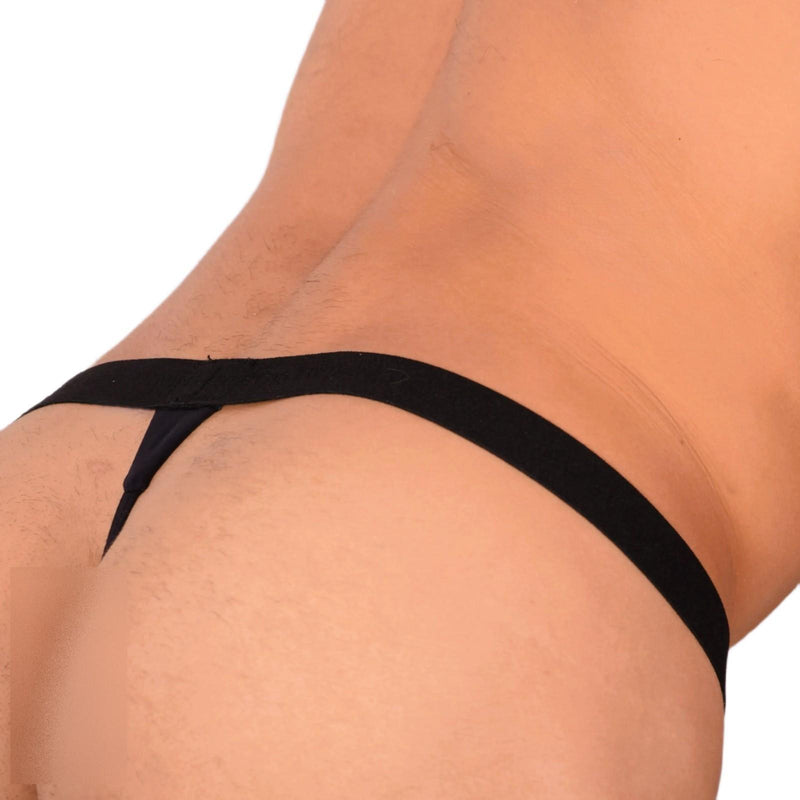 Medium Gregg Homme Leather Look squares Thong 3055 D22
