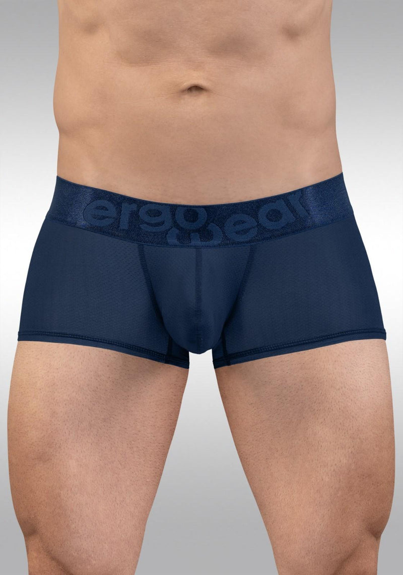 ErgoWear Boxer Trunks MAX Bold SE Satin-Finish WaistBand in Dark Blue 1814 19