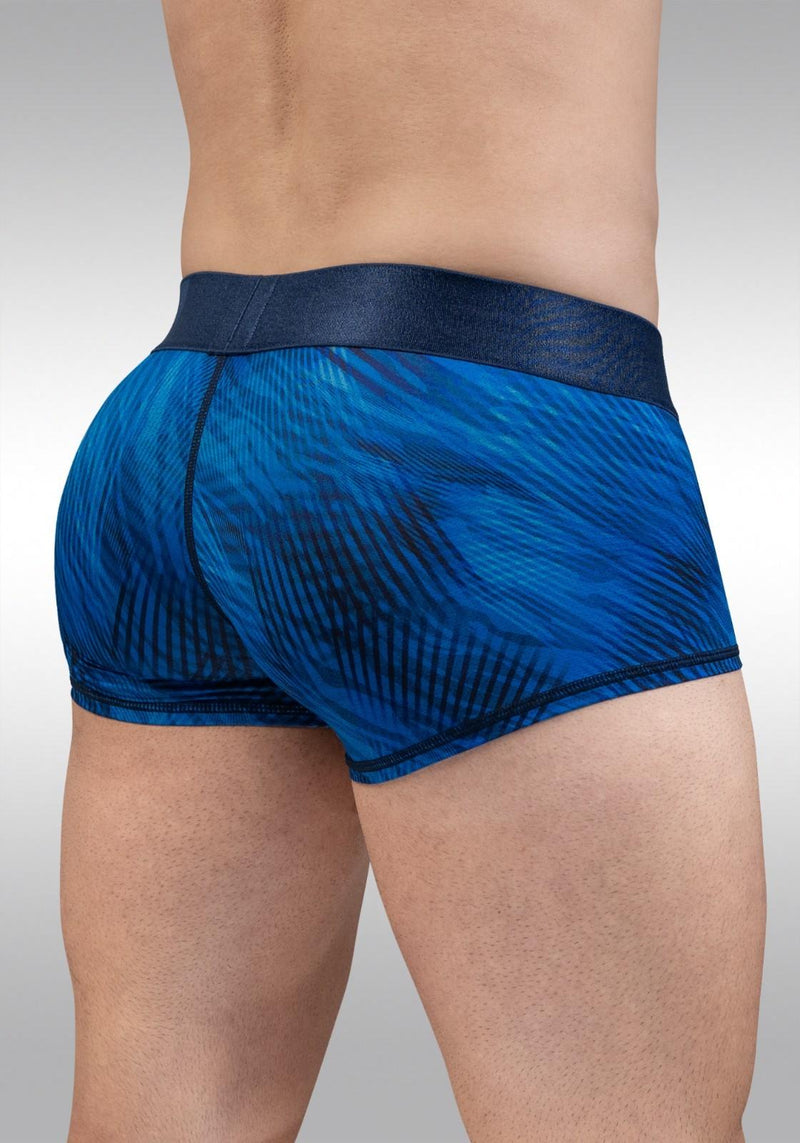 ErgoWear Boxer Trunks MAX Bold SE Satin Finish Waistband in Mild Blue 1818 19