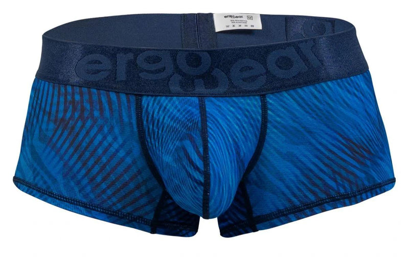 ErgoWear Boxer Trunks MAX Bold SE Satin Finish Waistband in Mild Blue 1818 19