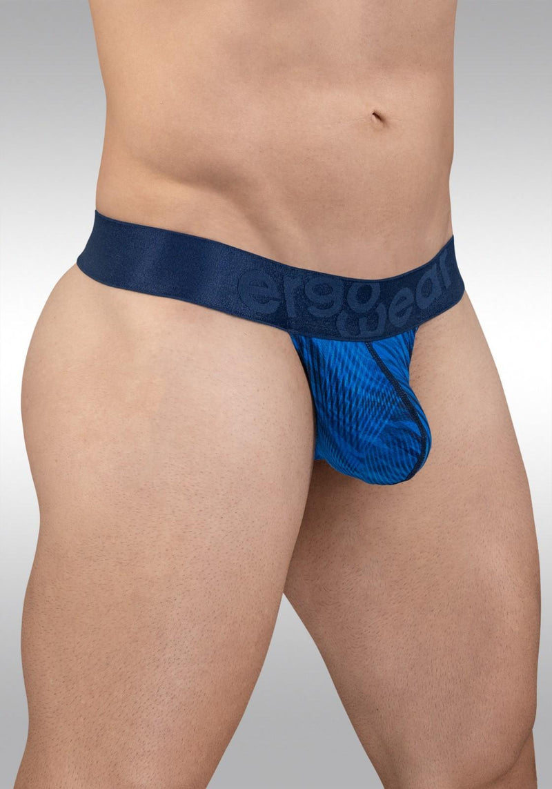 ErgoWear Thongs MAX Bold SE Satin Finish Micro-Mesh Thong in Mild Blue 1816 7
