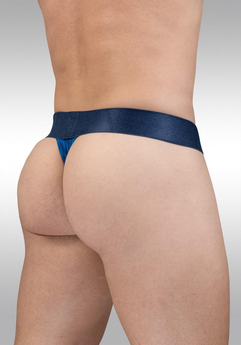 ErgoWear Thongs MAX Bold SE Satin Finish Micro-Mesh Thong in Mild Blue 1816 7