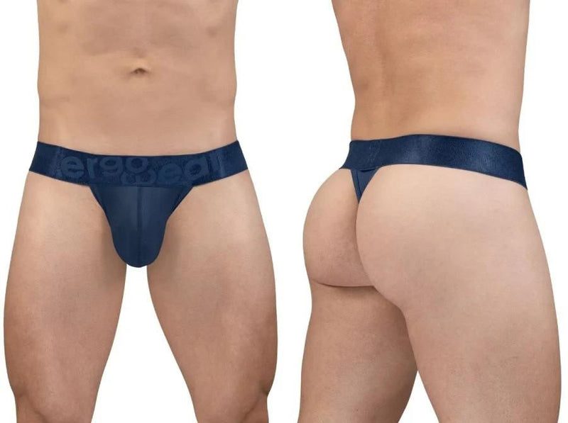 ErgoWear Thong MAX Bold SE Satin Finish Micro-Mesh Thongs in Dark Blue 1812 7