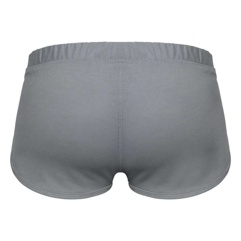 SUKREW Shorts Loose-Fit Runner Short With Contoured Pouch in Studio Grey 4