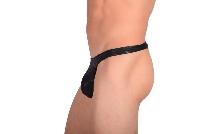 Large Wojoer Shark Thong Black 385B7 6