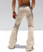 28" RUFSKIN Jeans JUKA TWILL Cotton Pants Denim Leatherette Patch Sand 45