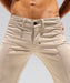 28" RUFSKIN Jeans JUKA TWILL Cotton Pants Denim Leatherette Patch Sand 44