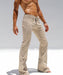 28" RUFSKIN Jeans JUKA TWILL Cotton Pants Denim Leatherette Patch Sand 43