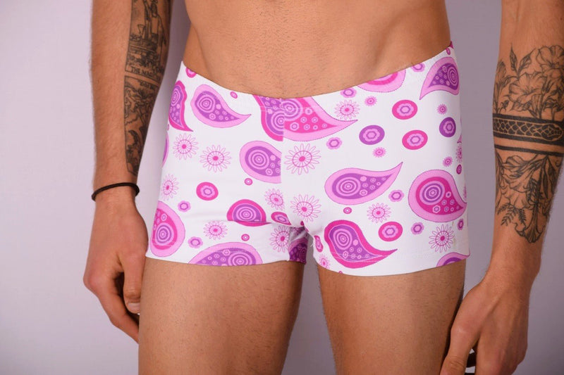 2XS/S SMU Mens Swim Hipster Underwear Print 43132 MX125