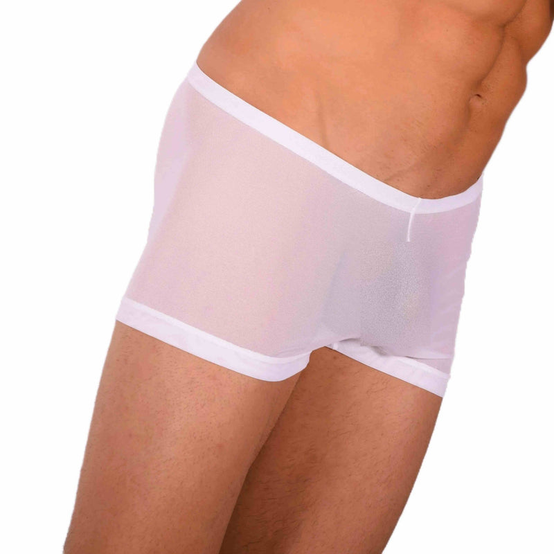2XS/XS SMU Tanning Walking around C - Thru White Mini Boxer MX19 340326