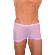 2XS/XS Smu Tanning Walking around sheer Pink C - Thru Mini Boxer MX19 340281