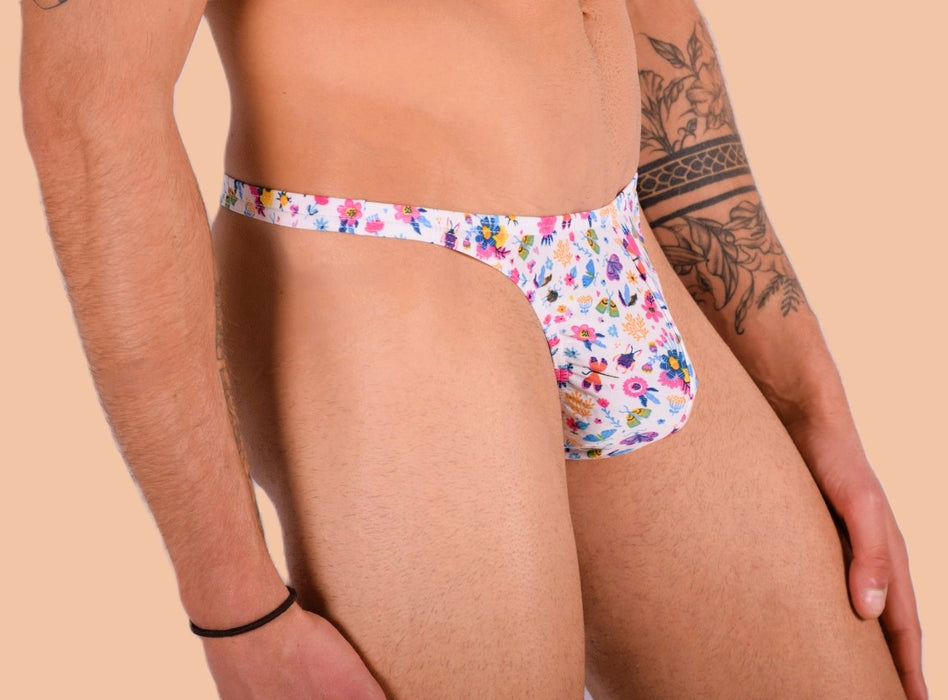 XS/S SMU Mens Thong Underwear 33483 PRINT MX11