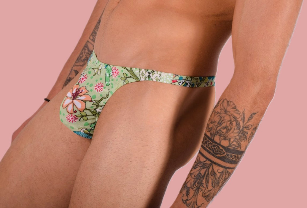 XS/S SMU Mens Thong Underwear 33486 PRINT MX11