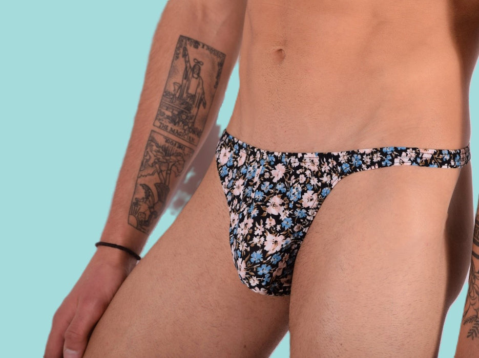 XS/S SMU Mens Thong Underwear 33489 PRINT MX11