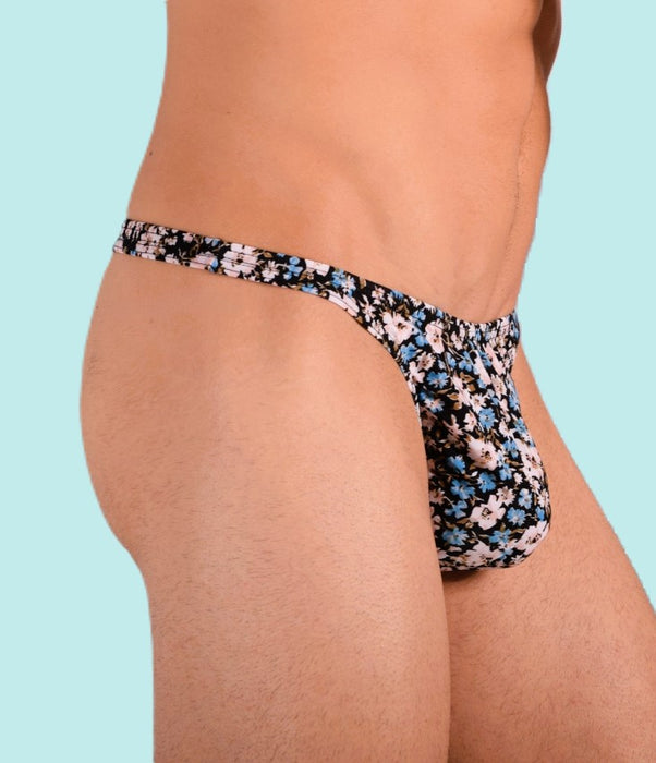 XS/S SMU Mens Thong Underwear 33489 PRINT MX11