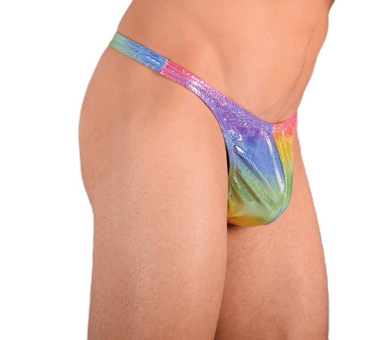 XS/S SMU Mens Thong Underwear 33490 PRINT MX11