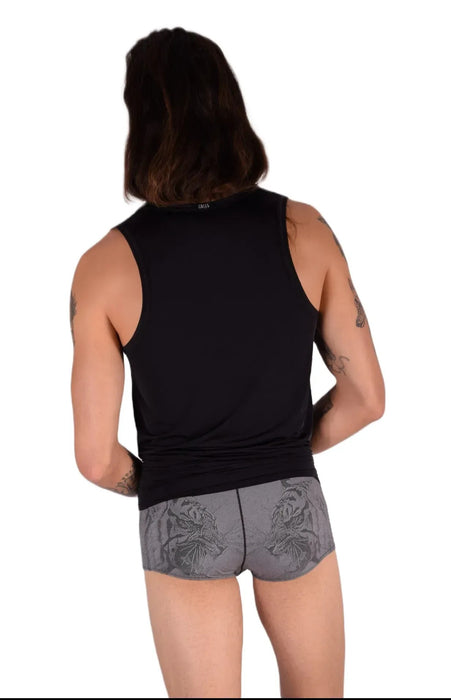 Medium Gregg Homme Kit Tank Top and Boxer Black/Grey 33658 MX14