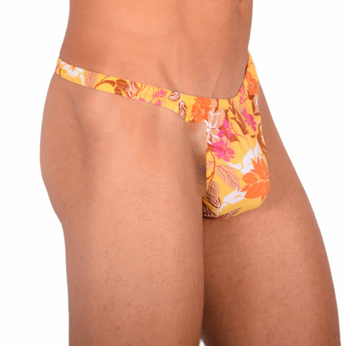 S SMU Sexy Tropical Orange Thong 33676 MX15