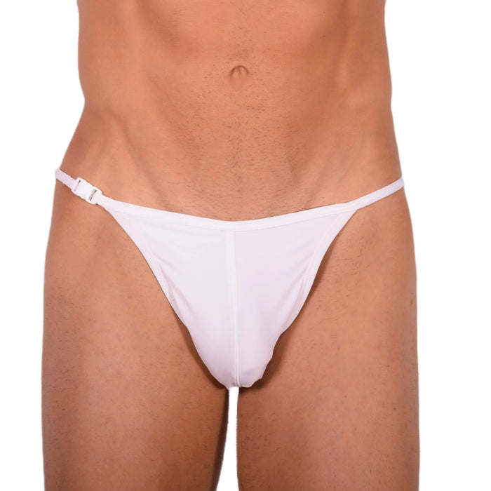 Small  SMU Swim Brief Detacheable White 33801 mx17