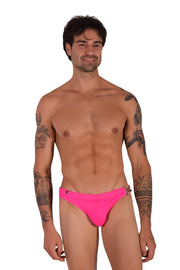 Swimwear SMU Detachable Shape Retention Swim Briefs Pink 33801 MX22
