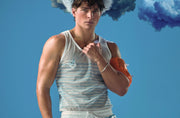 PUMP! Sailor Mesh Tank Top White Mesh Nylon Tanktop 14036 5