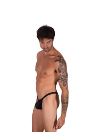 XL SMU Thong Black Sparkles 9935 LT2