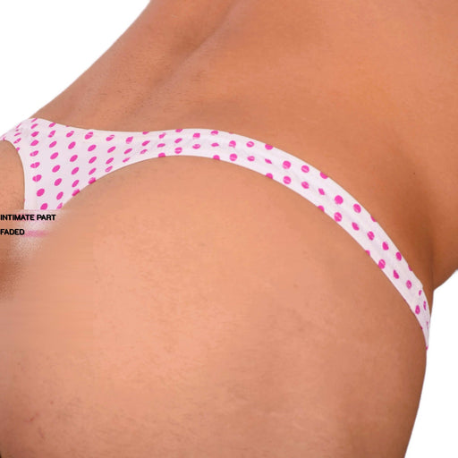 XS SMU Sexy White and Pink Thong 33859 MX17