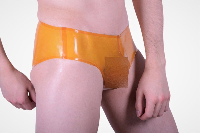 Small Polymorphe Men's Latex Brief Yellow See-Through UN-015A 8