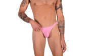 Large SMU Thong Pink Sheer 9933 LT2