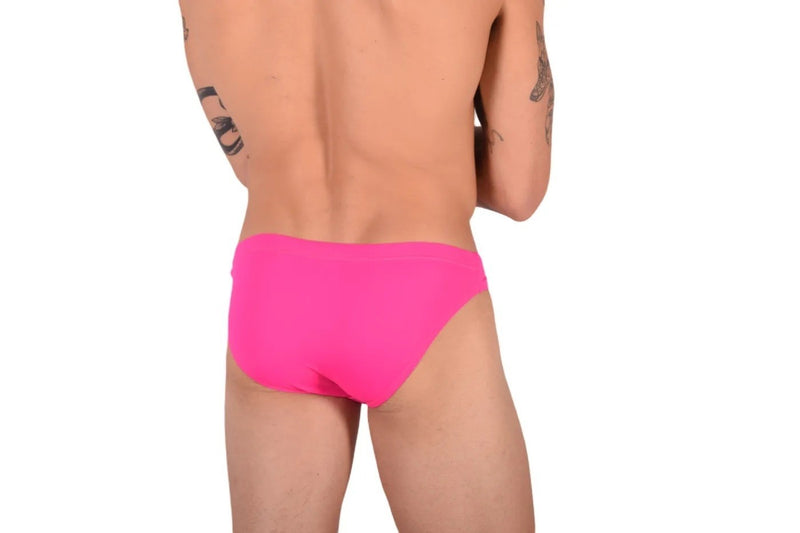 Swimwear SMU Detachable Shape Retention Swim Briefs Pink 33801 MX22