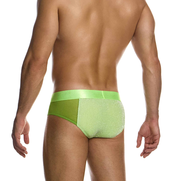 MODUS VIVENDI Delusion Classic Brief Knitted Lurex Yarns Jacquard Neon 02513 104