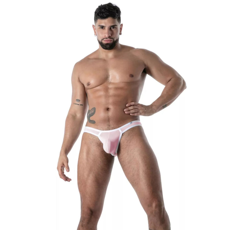 TOF PARIS Mini Briefs Mon Amour Low-Rise Microfiber Brief in Pink 57