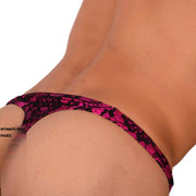 SMU Sensual Purple Black Hot Thong 33871 MX17