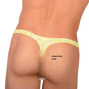 Small SMU Sensual Soft Wild-Cat Lime Thong 33830 MX17