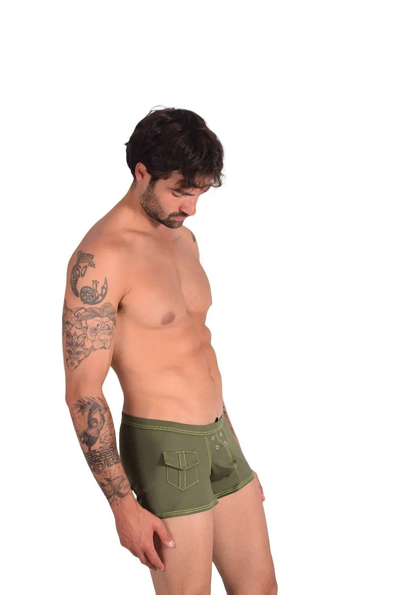 Medium Gregg Homme 3G Swimwear Sport Hipster Khaki 159108 MX24 8