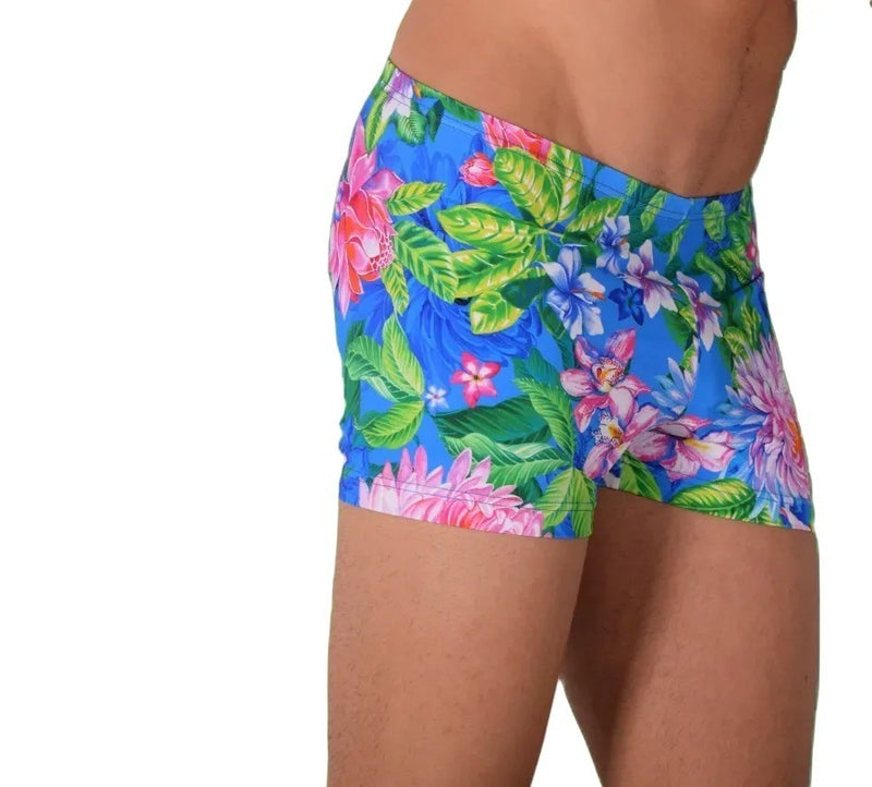 XS SMU Mens  Swim Hipster Underwear Flowers 43140 MX12