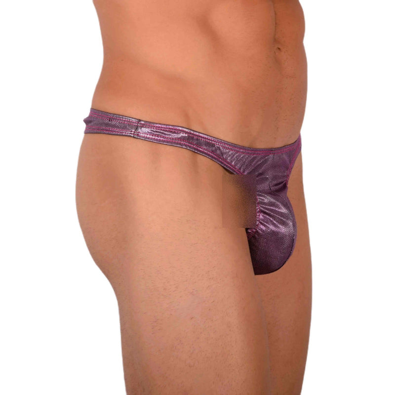 XS SMU Hot Tiny Pink Flash Party Thong 33872 MX17